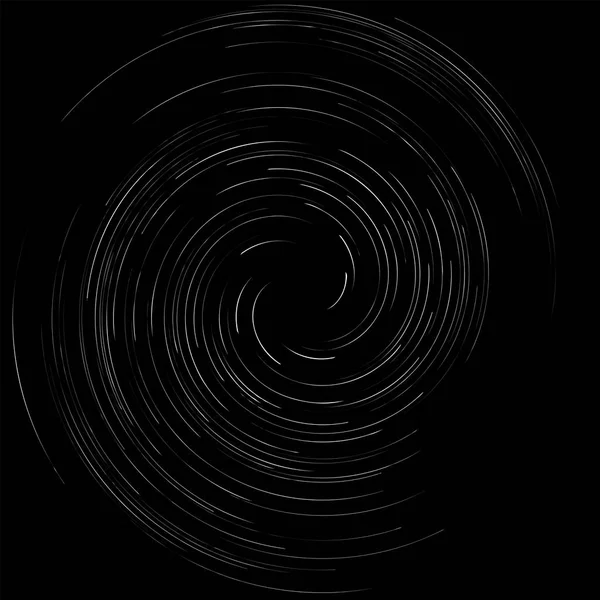 Детальний Вихор Спіральний Елемент Вихровий Басейн Вихровий Ефект Кругові Лінії — стоковий вектор