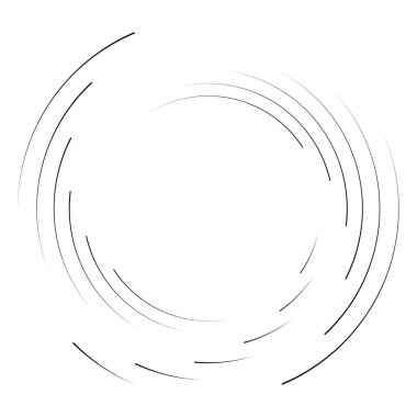 Soyut eşmerkezli daire. Sarmal, girdap, dönme elementi. Dairesel ve radyal çizgiler volta atar, sarmal. Dönüşümlü bölünmüş daire. Yayılan soyut yay çizgileri. Geometrik koklear, girdap çizimi