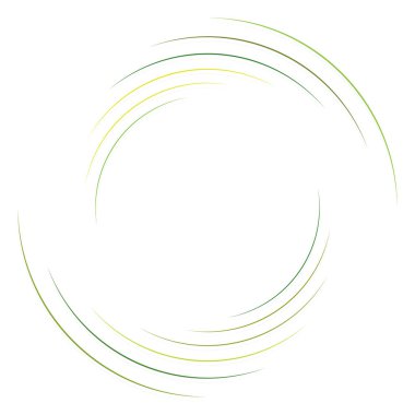 Soyut eşmerkezli daire. Sarmal, girdap, dönme elementi. Dairesel ve radyal çizgiler volta atar, sarmal. Dönüşümlü bölünmüş daire. Yayılan soyut yay çizgileri. Geometrik koklear, girdap çizimi