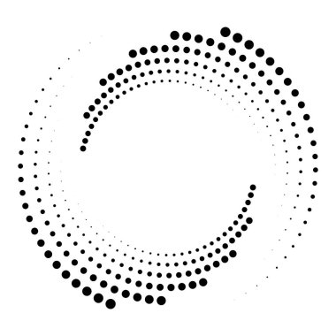 Noktalı, nokta, benekler soyut eşmerkezli daire. Spiral, girdap, girdap elementi. Dairesel ve radyal çizgiler volute, sarlis. Döndürme ile bölümlenmiş daire. Yay çizgileri yayan. Koklear, girdap illüstrasyon