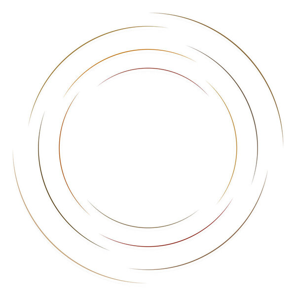 Абстрактный концентрический круг. Спираль, вращение, вращение элемента. Круговые и радиальные линии полны, спиральны. Сегментированный круг с вращением. Абстрактные излучающие линии дуги. Геометрическая кохлеарная, вихревая иллюстрация