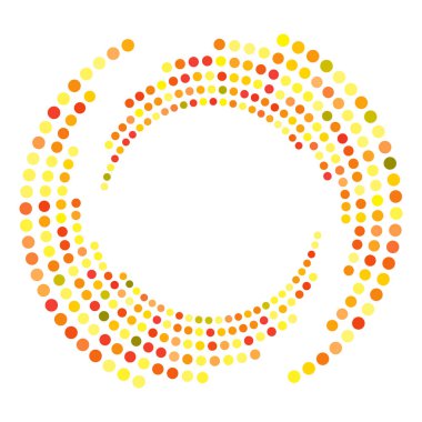 Noktalı, nokta, benekler soyut eşmerkezli daire. Spiral, girdap, girdap elementi. Dairesel ve radyal çizgiler volute, sarlis. Döndürme ile bölümlenmiş daire. Yay çizgileri yayan. Koklear, girdap illüstrasyon