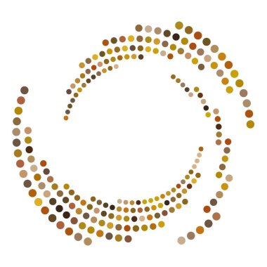 Noktalı, nokta, benekler soyut eşmerkezli daire. Spiral, girdap, girdap elementi. Dairesel ve radyal çizgiler volute, sarlis. Döndürme ile bölümlenmiş daire. Yay çizgileri yayan. Koklear, girdap illüstrasyon