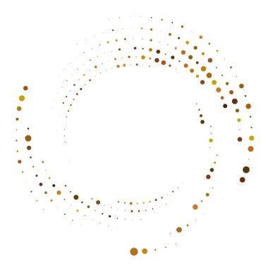 Rastgele noktalı, nokta, yarı ton benekler eşmerkezli daire. Spiral, girdap, girdap elementi. Dairesel ve radyal çizgiler volute, sarlis. Döndürme ile bölümlenmiş daire. Yay yayı yayı. Koklear, girdap illüstrasyon