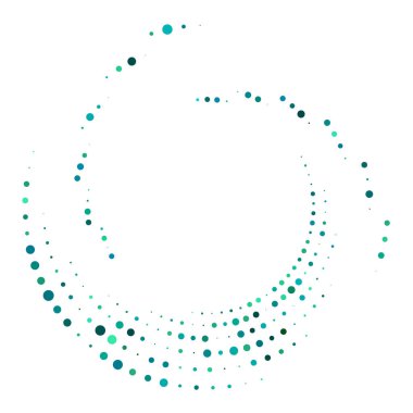 Rastgele noktalı, nokta, yarı ton benekler eşmerkezli daire. Spiral, girdap, girdap elementi. Dairesel ve radyal çizgiler volute, sarlis. Döndürme ile bölümlenmiş daire. Yay yayı yayı. Koklear, girdap illüstrasyon