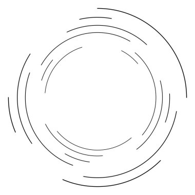 Soyut eşmerkezli daire. Sarmal, girdap, dönme elementi. Dairesel ve radyal çizgiler volta atar, sarmal. Dönüşümlü bölünmüş daire. Yayılan soyut yay çizgileri. Geometrik koklear, girdap çizimi