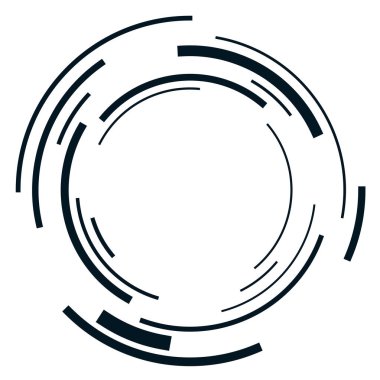 Soyut eşmerkezli daire. Sarmal, girdap, dönme elementi. Dairesel ve radyal çizgiler volta atar, sarmal. Dönüşümlü bölünmüş daire. Yayılan soyut yay çizgileri. Geometrik koklear, girdap çizimi