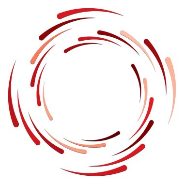 Soyut eşmerkezli daire. Sarmal, girdap, dönme elementi. Dairesel ve radyal çizgiler volta atar, sarmal. Dönüşümlü bölünmüş daire. Yayılan soyut yay çizgileri. Geometrik koklear, girdap çizimi