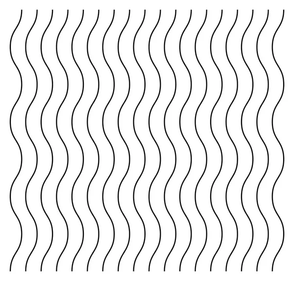 Elemento Líneas Onduladas Onduladas Zigzag Abstractas Líneas Verticales Rayas Con — Vector de stock