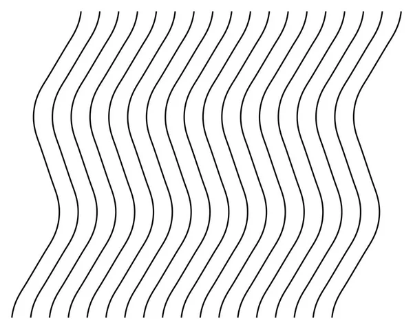 Абстрактные Волнистые Линии Вертикальные Линии Полосы Волнистым Волнообразным Эффектом Искажения — стоковый вектор