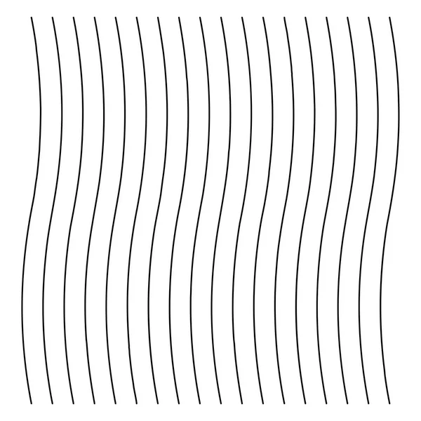 Абстрактные Волнистые Линии Вертикальные Линии Полосы Волнистым Волнообразным Эффектом Искажения — стоковый вектор