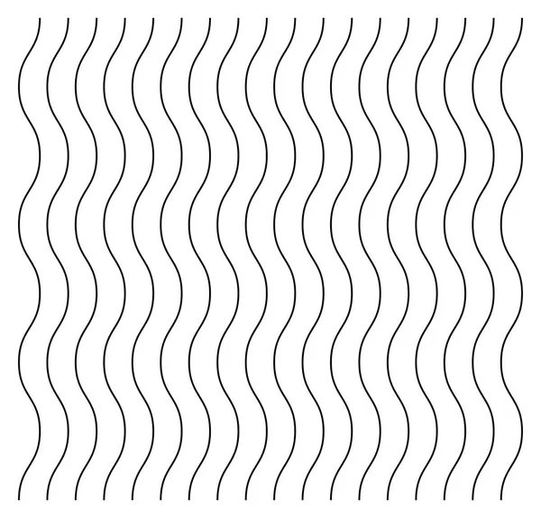 Elemento Líneas Onduladas Onduladas Zigzag Abstractas Líneas Verticales Rayas Con — Vector de stock