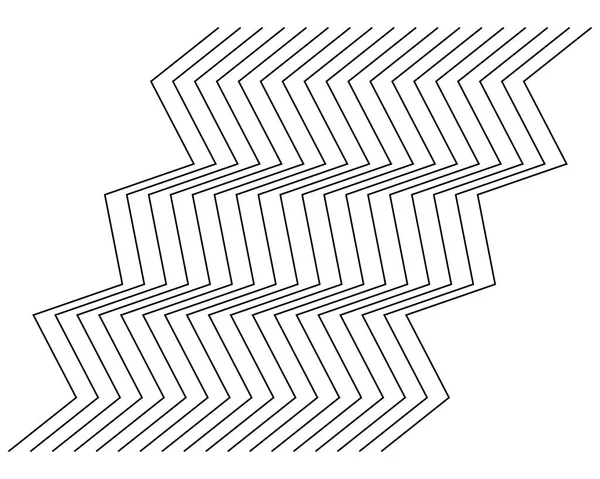 Abstrakte Wellige Winkende Zickzack Linien Vertikale Linien Streifen Mit Wogenden — Stockvektor