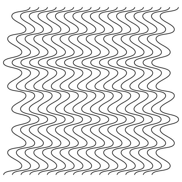 Abstrakt Vågig Vinka Zigzag Linjer Element Vertikala Linjer Ränder Med — Stock vektor