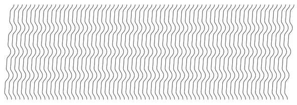 Élément Abstrait Lignes Ondulées Ondulées Zigzag Lignes Verticales Bandes Avec — Image vectorielle