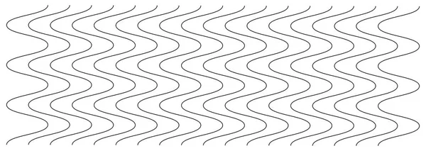Élément Abstrait Lignes Ondulées Ondulées Zigzag Lignes Verticales Bandes Avec — Image vectorielle