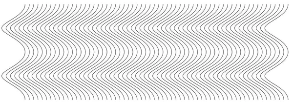 Linee Ondulate Astratte Ondulate Zig Zag Elemento Linee Verticali Strisce — Vettoriale Stock