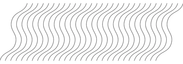 抽象的な波状 ジグザグ ライン要素 垂直線 ストライプとビロウ うねり歪み効果 波線平行ストライプ パルスワープ効果 ワイド 長方形フォーマット — ストックベクタ
