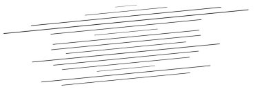 3d Soyut çizgiler. Perspektifte dinamik düz patlama çizgileri. 