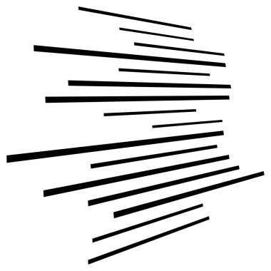 3d Soyut çizgiler. Perspektifte dinamik düz patlama çizgileri. 