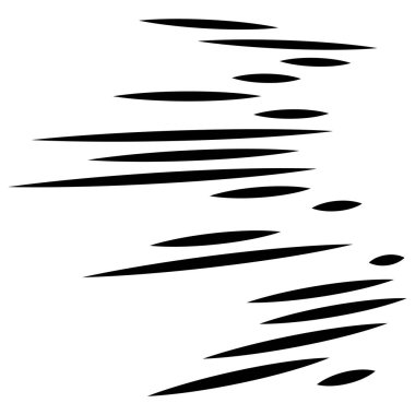 3d Soyut çizgiler. Perspektifte dinamik düz patlama çizgileri. 