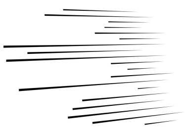 3d Soyut çizgiler. Perspektifte dinamik düz patlama çizgileri. 