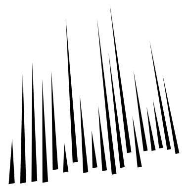 3d Soyut çizgiler. Perspektifte dinamik düz patlama çizgileri. 