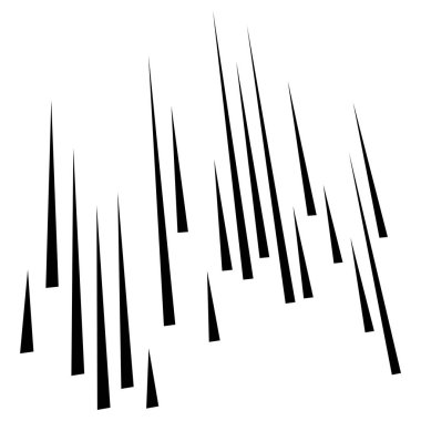 3d Soyut çizgiler. Perspektifte dinamik düz patlama çizgileri. 