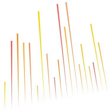 3d Soyut çizgiler. Perspektifte dinamik düz patlama çizgileri. 