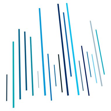 3d Soyut çizgiler. Perspektifte dinamik düz patlama çizgileri. 