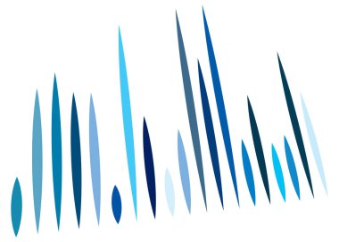 3d Soyut çizgiler. Perspektifte dinamik düz patlama çizgileri. 