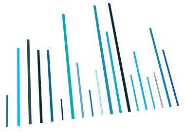 3d Soyut çizgiler. Perspektifte dinamik düz patlama çizgileri. 