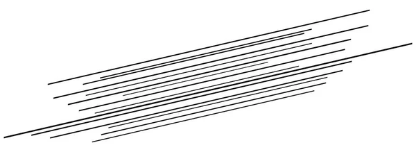 Líneas abstractas en 3D. Líneas dinámicas de estallido recto en perspectiva . — Vector de stock