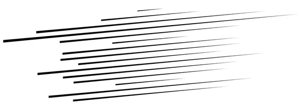 3D abstrakte Linien. dynamische geradlinige Linien in der Perspektive. — Stockvektor