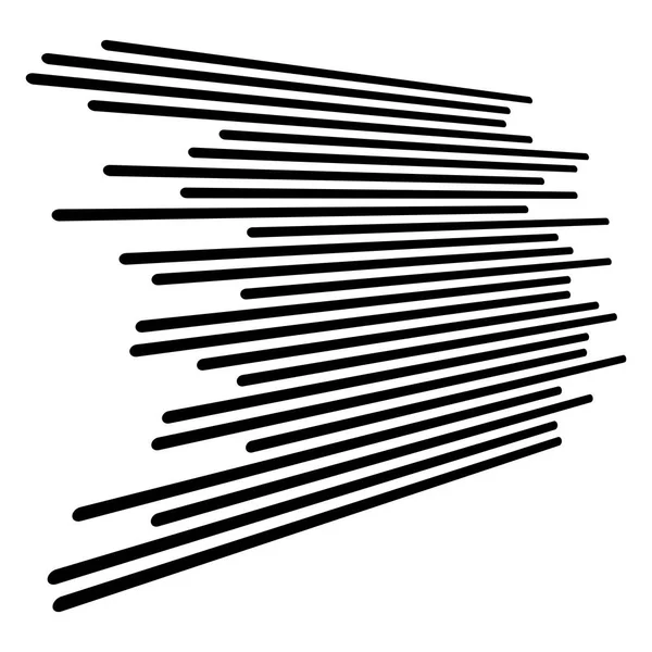 Linie abstrakcyjne 3D. Dynamiczne proste linie serii w perspektywie. — Wektor stockowy