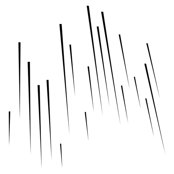 Linie abstrakcyjne 3D. Dynamiczne proste linie serii w perspektywie. — Wektor stockowy