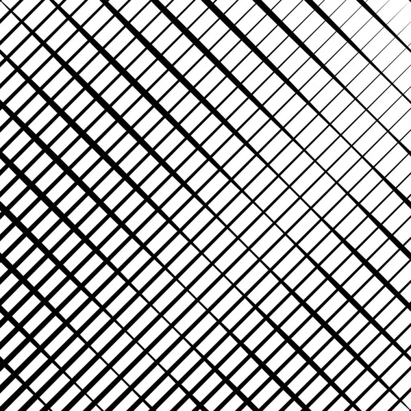 Croisement, diagonale, lignes obliques grille, maillage.Cellulaire, entrelacement bac — Image vectorielle