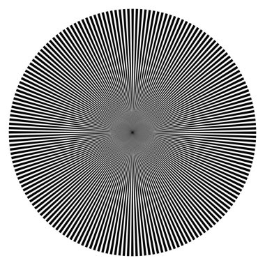 Radyal patlama çizgileri dairesel eleman. Yıldız patlaması, güneş patlaması grafiği