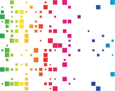 kareler pikselli, blok piksel rastgele mozaik desen / backgrou