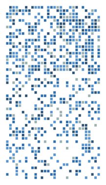 kareler pikselli, blok piksel rastgele mozaik desen / backgrou