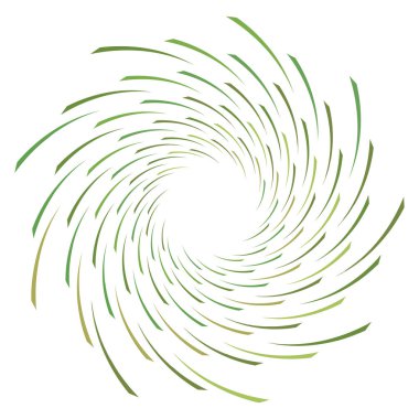 Soyut spiral, büküm. Radyal girdap, kıvrımlı girdap, dalgalı çizgiler el