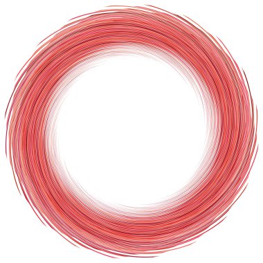 Soyut spiral, büküm. Radyal girdap, kıvrımlı girdap, dalgalı çizgiler el