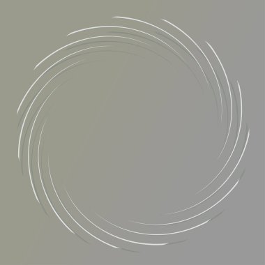 Soyut spiral, büküm. Radyal girdap, kıvrımlı girdap, dalgalı çizgiler el