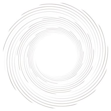 Soyut spiral, büküm. Radyal girdap, kıvrımlı girdap, dalgalı çizgiler el
