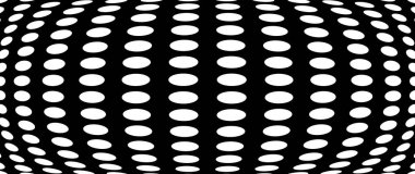 3d dairesel patlama. Konveks küre, küre, küre deforme. Şişirmek de