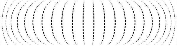 Трехмерный круговой взрыв. Выпуклый глобус, сфера, сфера искажаются. Inflate de — стоковый вектор