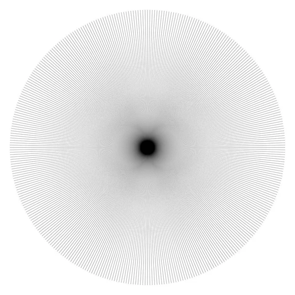 Радиальные линии разрыва круговой элемент. Starburst, графика солнечных лучей — стоковый вектор