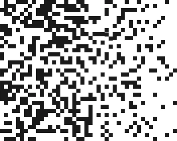 Vierkantjes pixelated, blok pixels willekeurige mozaïek patroon/backgrou — Stockvector