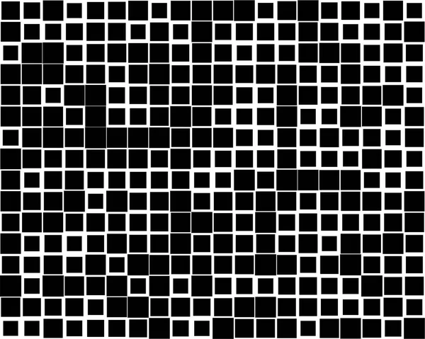 Squares pixelated, block pixels random mosaic pattern / backgrou — Stock Vector