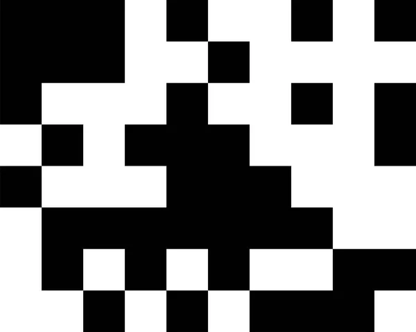 Quadrate pixelig, Blockpixel zufällige Mosaikmuster / Backgrou — Stockvektor